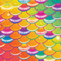 Coral Carnival Rainbow Mermaid Tail  | MerPlanet Collection | Planet Mermaid