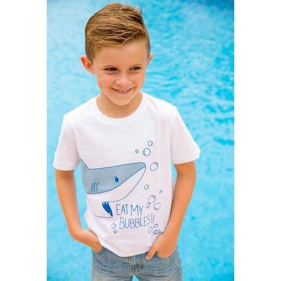 Eat My Bubbles Shark T-Shirt - Mermaids Tail UK