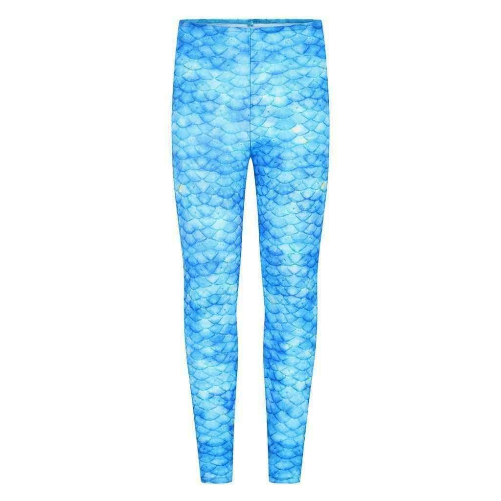 Frozen Aqua Mermaid Leggings - Mermaids Tail UK