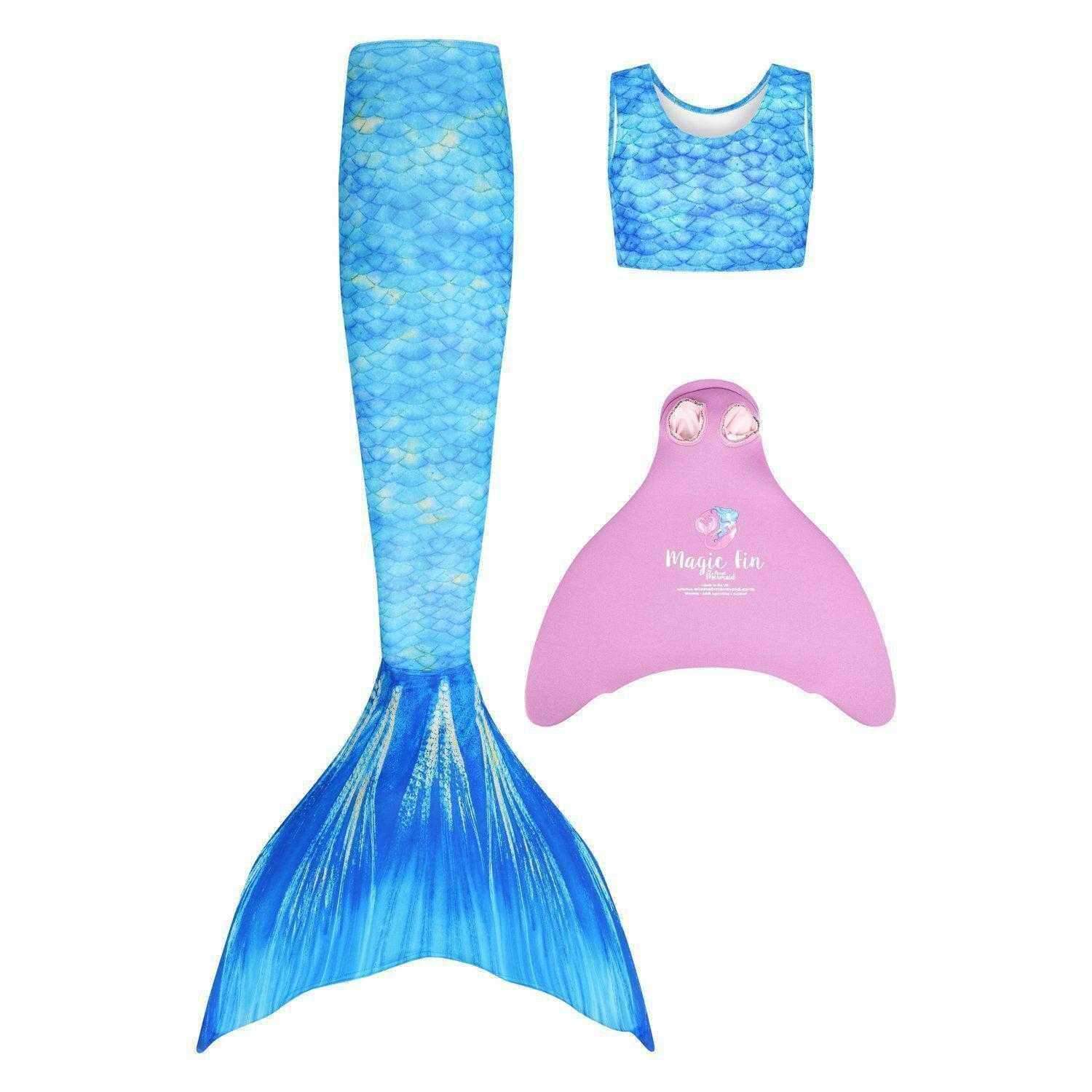 Frozen Aqua Mermaid Tail - Mermaids Tail UK