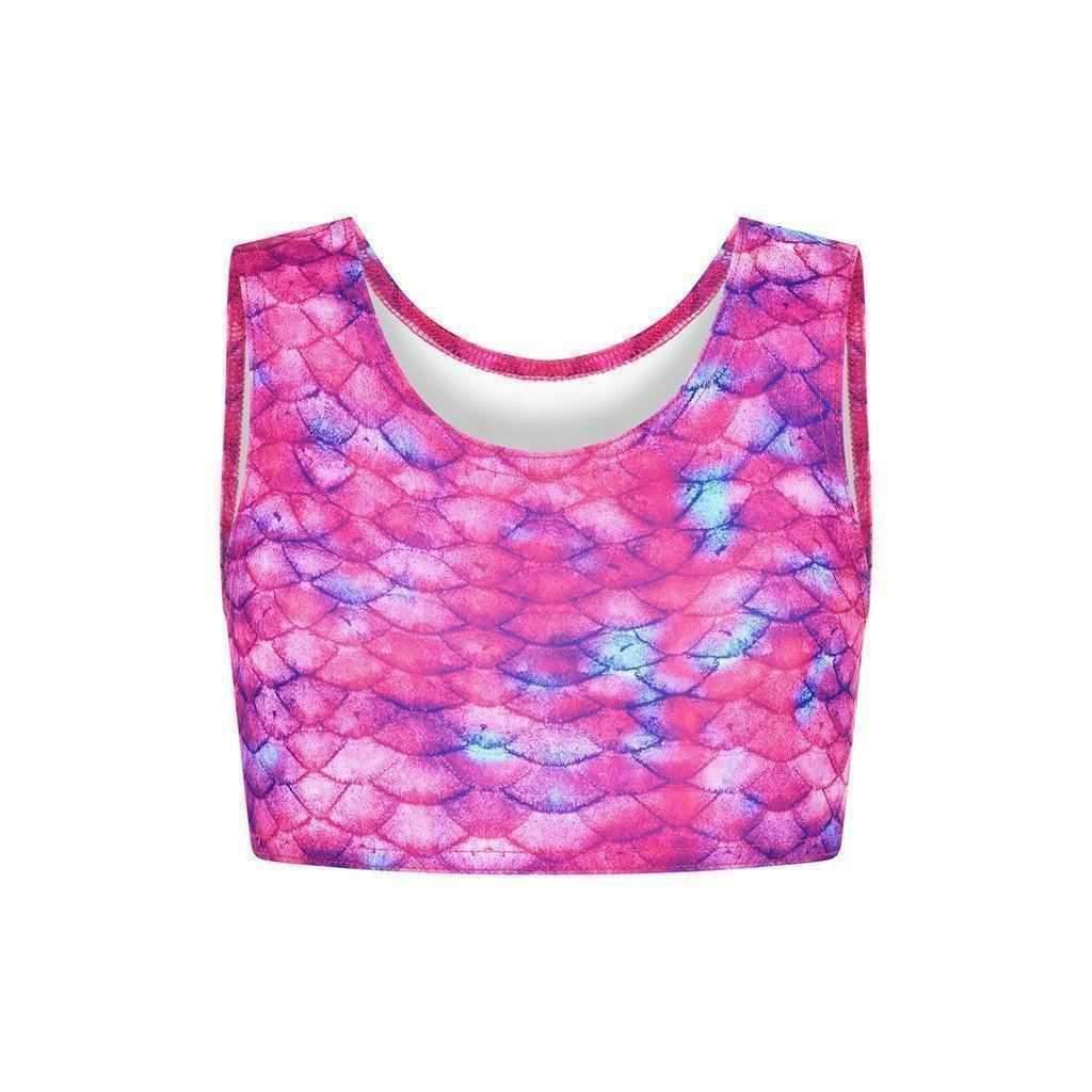 Ocean Kiss Mermaid Crop Top - Mermaids Tail UK