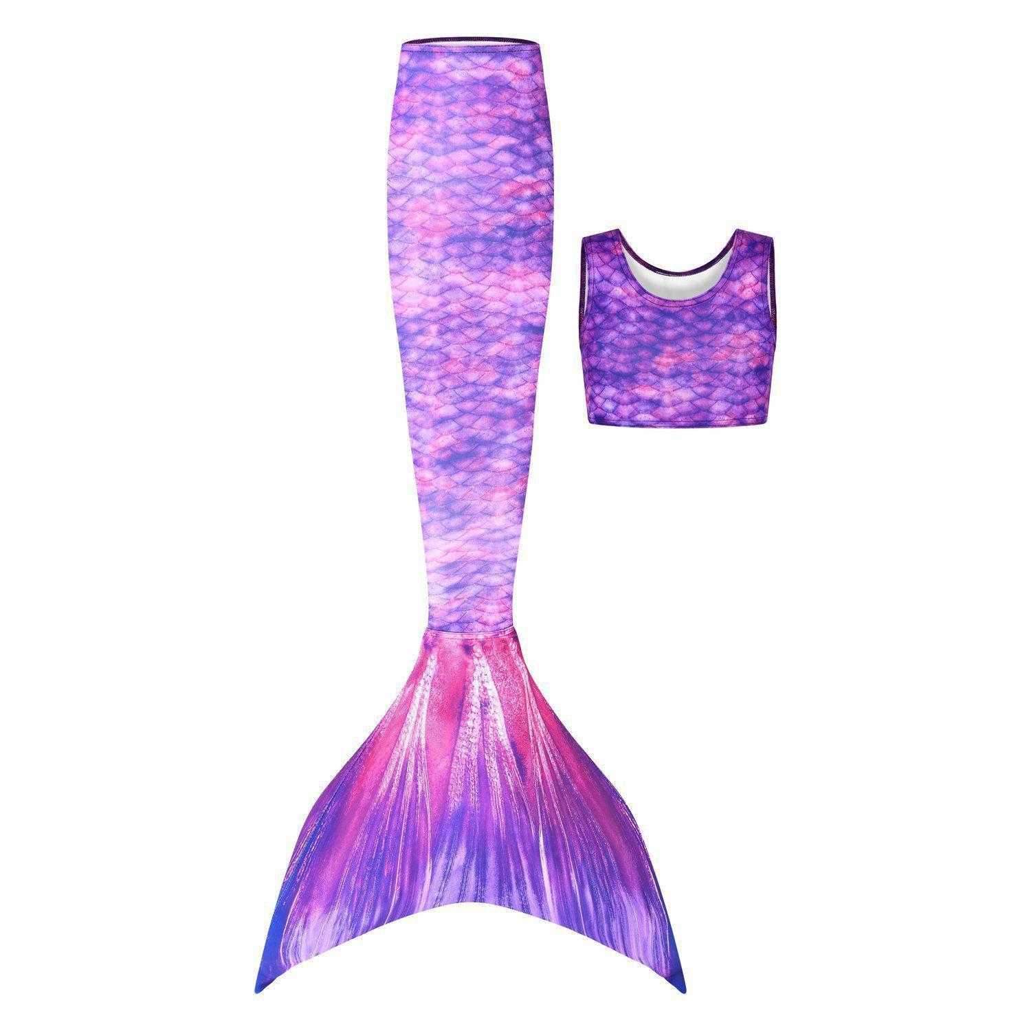 Cola de sirena de surf púrpura ? Fun Swimmable Tails y aletas para niños  Reino Unido - Mermaids Tail