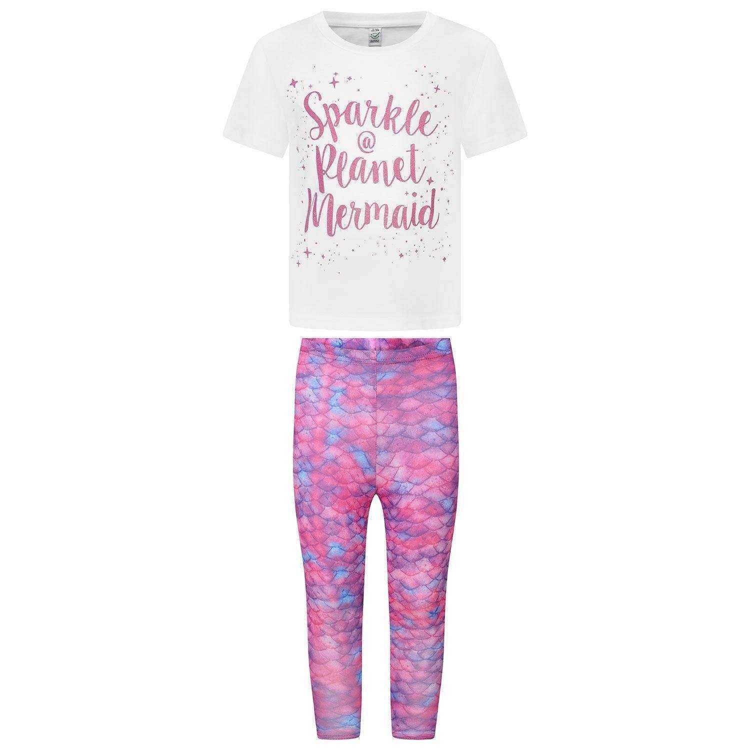 Sparkle @ Planet Mermaid Glitter T-shirt - Mermaids Tail UK