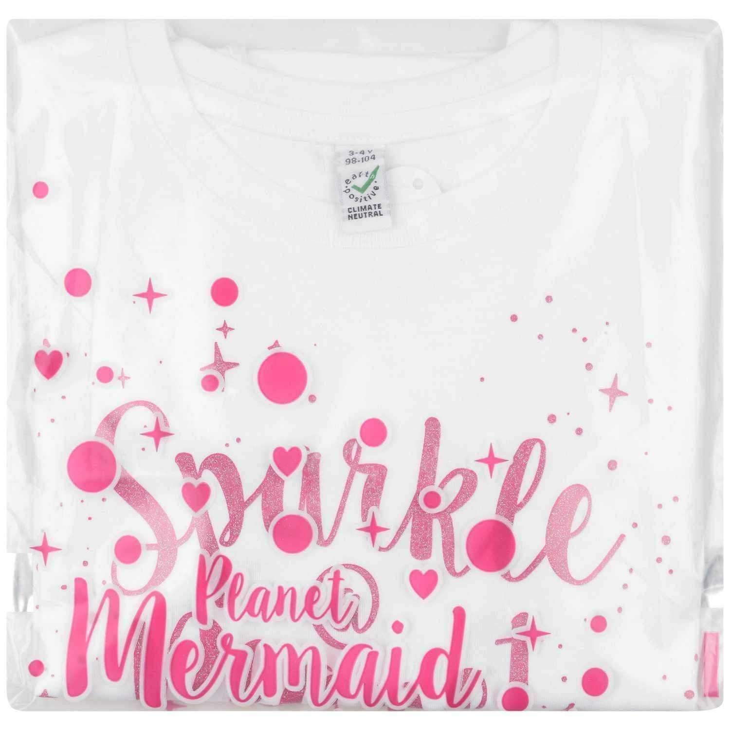 Sparkle @ Planet Mermaid Glitter T-shirt - Mermaids Tail UK