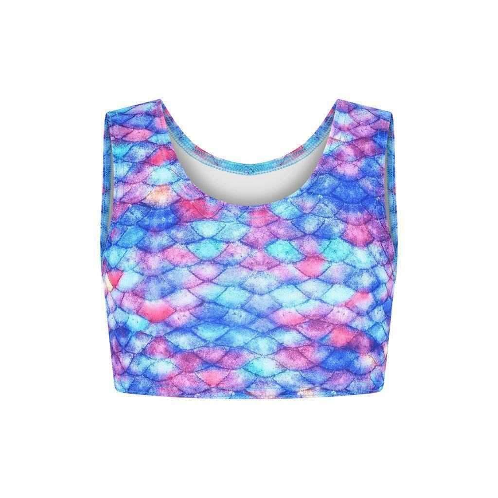 Starbright Princess Mermaid Crop Top - Mermaids Tail UK