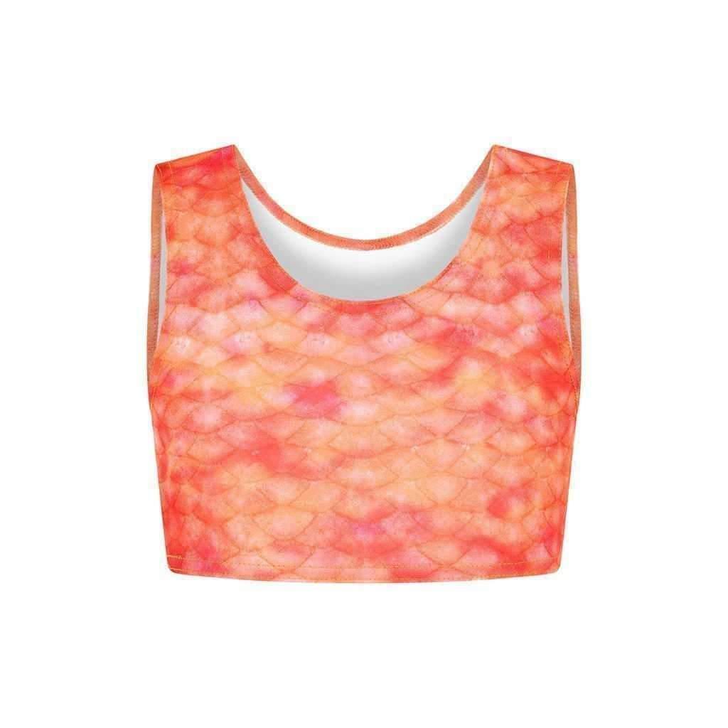 Sunset Splash Crop Top - Mermaids Tail UK