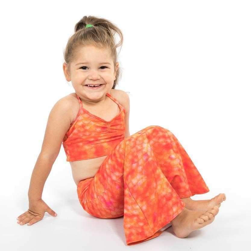 Toddler Swimming Skirt and Tankini - Mermaids Tail UK